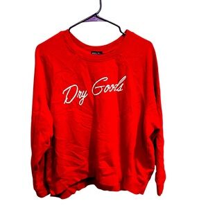 Dry Goods red M sweatshirt